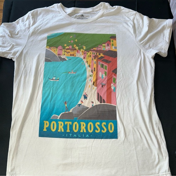 Disney  Pixar Luca Portorosso Italia  T-shirt Adult Unisex XL - Picture 2 of 7